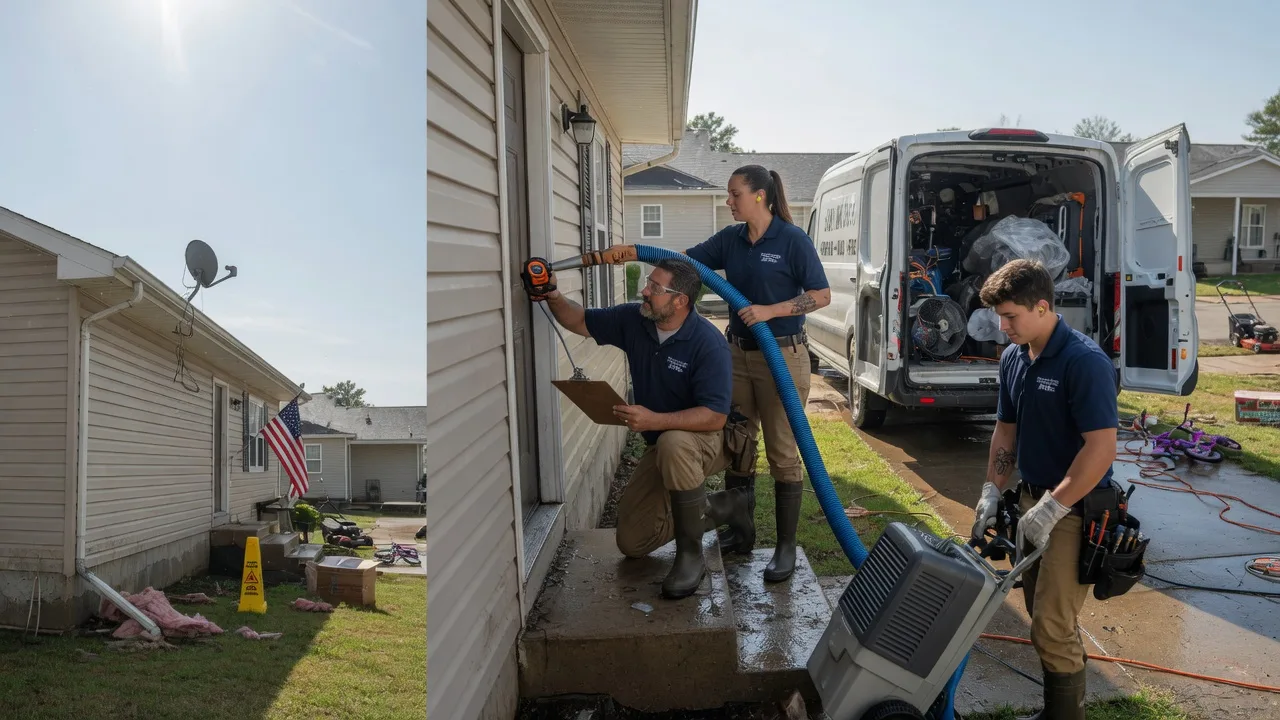 Ceiling Water Damage Restoration in Maple, WI near me